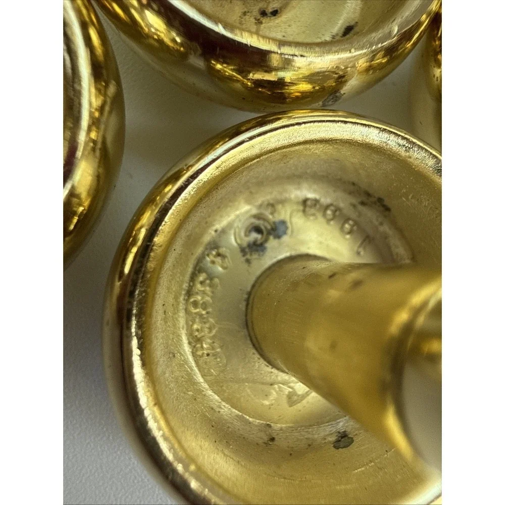 Keeler Brass KBC #43834 cabinet knobs pulls, set of 4- rare vintage